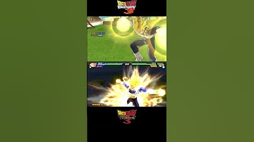 Vegeta Final Flash comparison -  Budokai 3 vs Budokai Tenkaichi 3