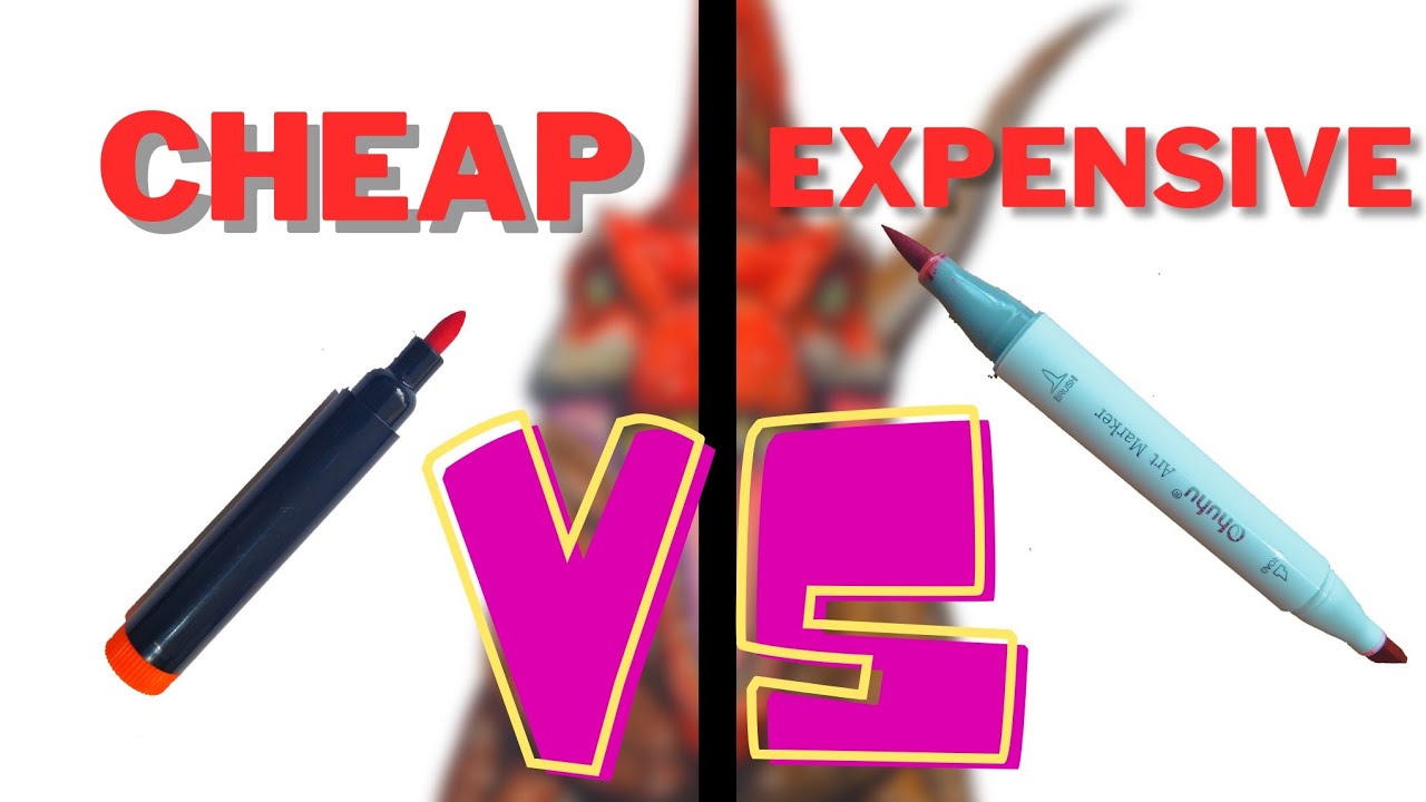 28 VS 100 These Markers Are Incredible!! cheap vs expensive Art Twin