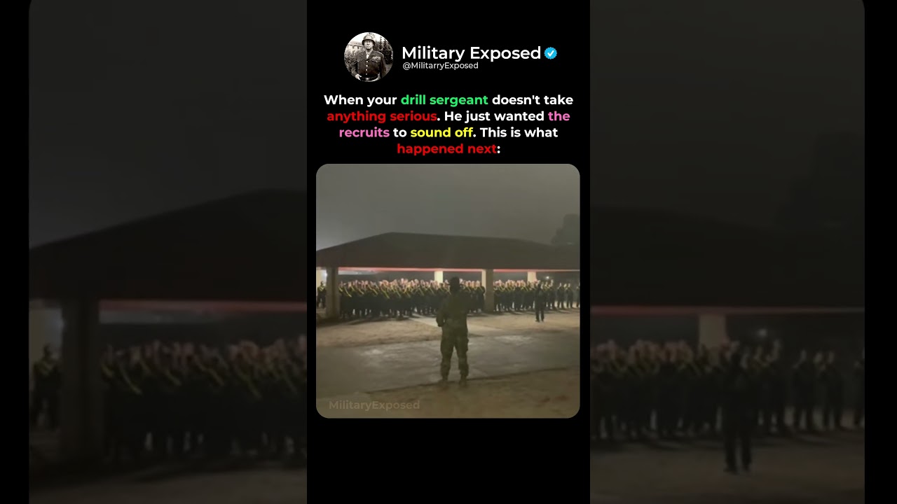 When This Drill Sergeant's Formation Went Completely Off Script 😭🪖