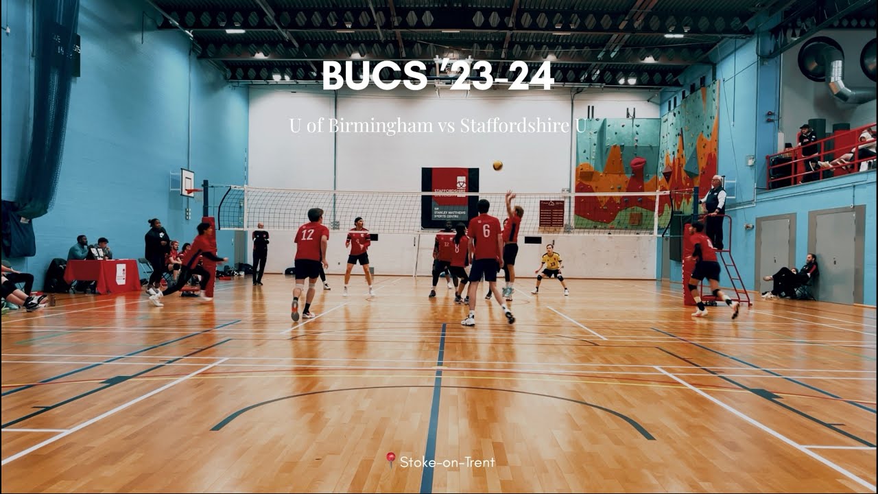 BUCS Volleyball '23-24 University of Birmingham M1 v Staffordshire University M1