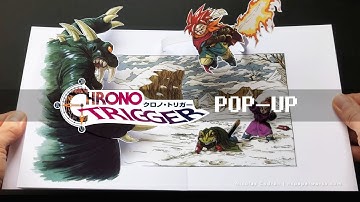 Chrono Trigger Pop-up Card - Akira Toriyama Art
