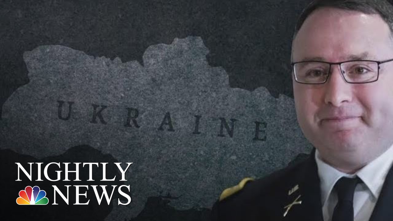 White House Official Testifies Ukraine Aid ‘Contingent’ On Investigations | NBC Nightly News