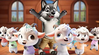 Wolf And Seven Little Goats 🐺| Bedtime Stories for Toddlers | English Fairy Tales and Stories