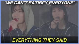 Everything Bts Said During The Rainy Goyang Concert