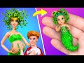 12 DIY Truques e Artesanato com Boneca Barbie / Medusa e seu Bebê