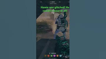 MWIII Zombies teammate stuck! Couldn’t move at all! #glitch #mwiii #zombies #funny #mw3zombies