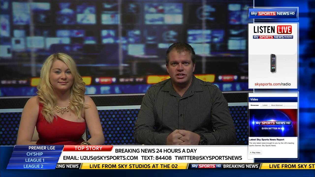 Graham Paige - Sky Sports News Centre 2013