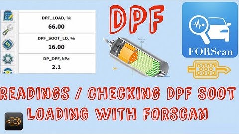 Reading - Checking DPF SOOT Loading (Forscan) - Ford, Mazda