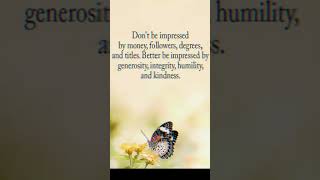 Focus on Character: Don't Be Impressed by the Superficial