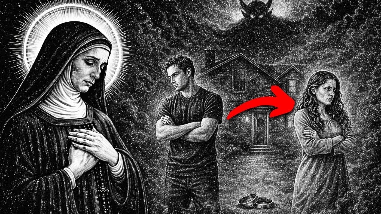Santa Teresa Vide L'Ombra Su Una Casa Dove I Voti Matrimoniali Non Sono Più Onorati