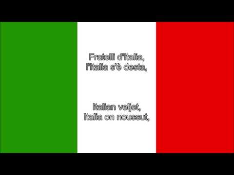 Inno d&rsquo;Italia - Italian kansallislaulu (sanat)