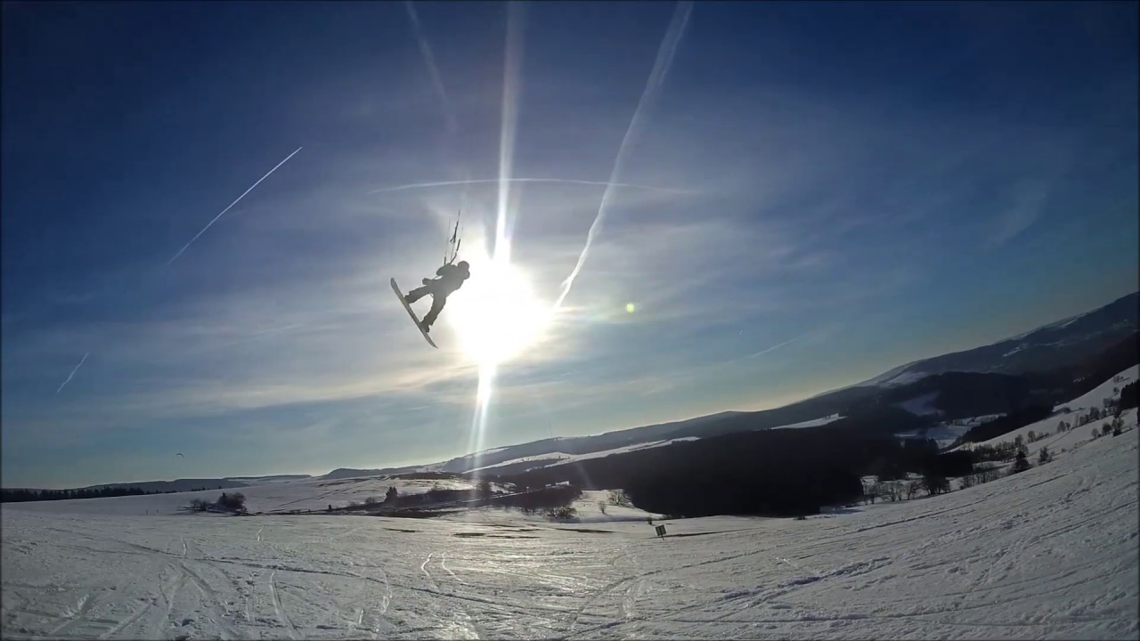 Snowkite Wasserkuppe 17.02.2019 Kitejunkie.com