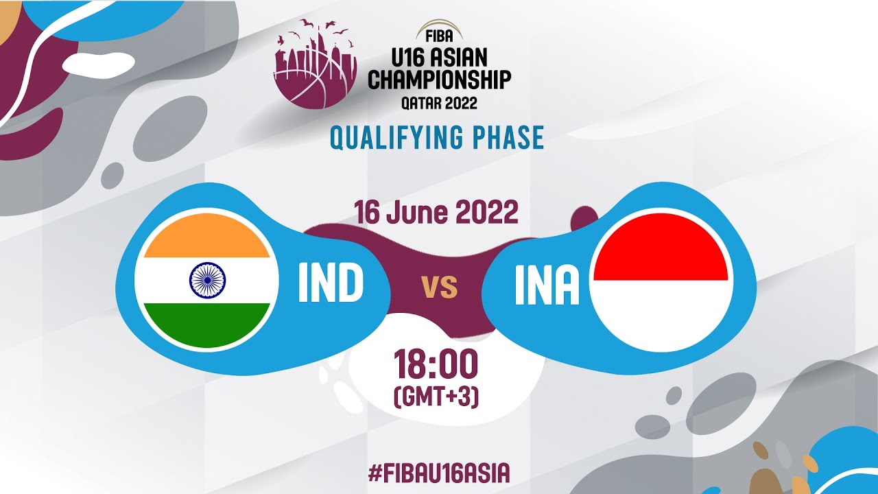 India v Indonesia | Full Basketball Game | FIBA U16 Asian Championship