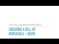 2_3 Creating a Bill of Materials with Virtual Engineering
