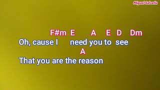 YOU ARE THE REASON - CALUM SCOTT WITH CHORDS AND LYRICS