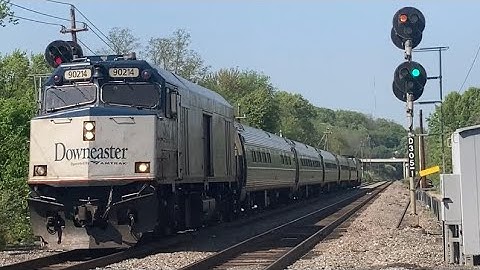 Amtrak F40PH NPCU 90214’s nice K5LA with 145 trailing (5.21.22)