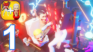 Merge Toilet: Horror Battle - Gameplay Walkthrough Part 1 Merge Toilet Skibidi Game (iOS, Android)