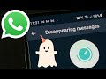 Nueva actualización de WhatsApp - Mensajes que desaparecen (Noviembre 2020)