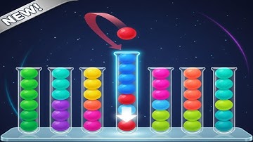 Ball Sort Puzzle Level 133 Hard - The Easiest Trick! #game #challenge #tricks 