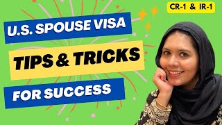 Top Tips For Success of U.S. Spouse Visa Interview | Urdu Hindi #usimmigration #greencard CR1 IR1