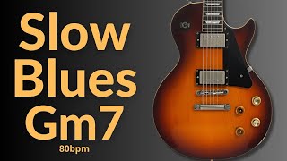 After Dark Blues Guitar Backing Track Jam in G Minor (Gm7)