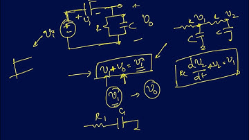 ES Lecture 13.a. Analysis of first order RC circuits with no initial condictions (continued)