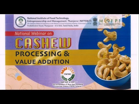 NIFTEM-T A National Webinar on "Cashew Processing & Value Addition ...