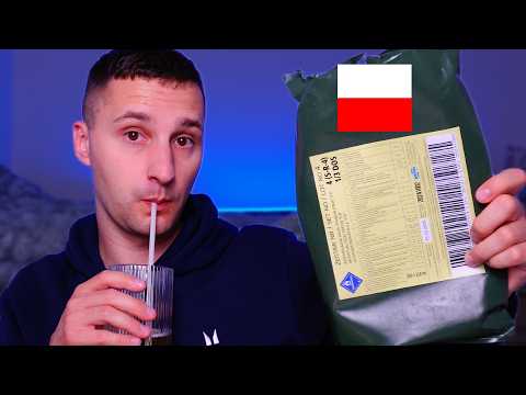 ASMR po polsku 🇵🇱 - Test Polskiej Racji Żywnościowej MRE