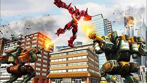 Robot Car War Transform Fight  - Best Android Gameplay HD #2