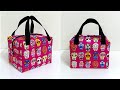 DIY Smart Box Bag | How To Make A Lunch Bag | Easy Sewing Tutorial New