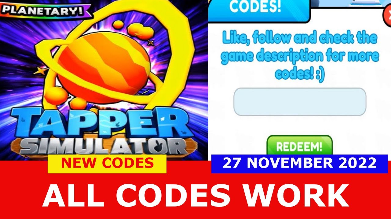 new-update-codes-planets-all-codes-tapper-simulator-roblox-27-nov-2022-youtube