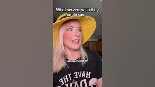 Things servers WISH they could say part 1 #story #restaurant #karen #storytime #pov 