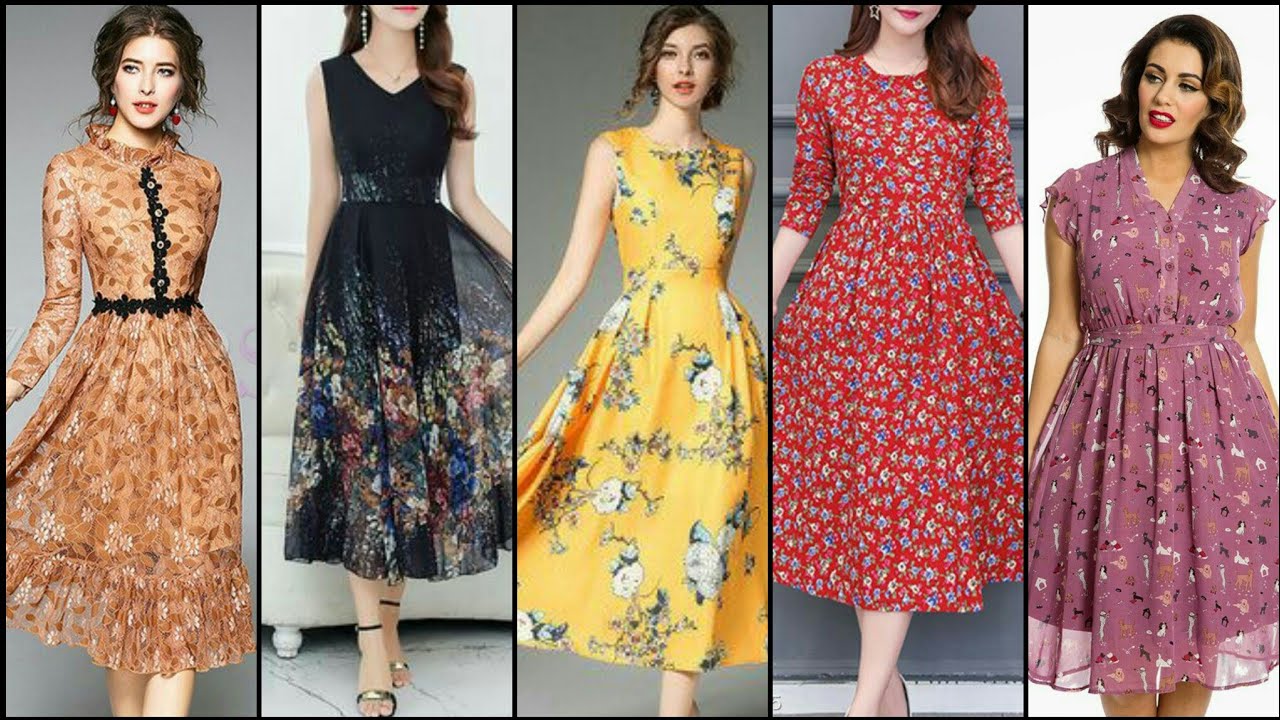 Gorgeous and beautiful unique stylish printed frocks designs and ideas ...