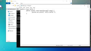 How to Compile & Run Java Program without any Integrated development environment(IDE)