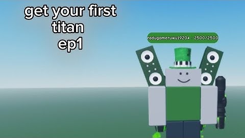 how to get your first titan in combat noobs siege defense(first actual video)