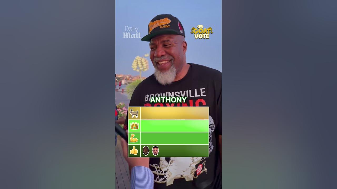 The GOAT VOTE with Shannon Briggs 🐐🥊 #boxing #shannonbriggs #tysonfury #miketyson #usyk #long