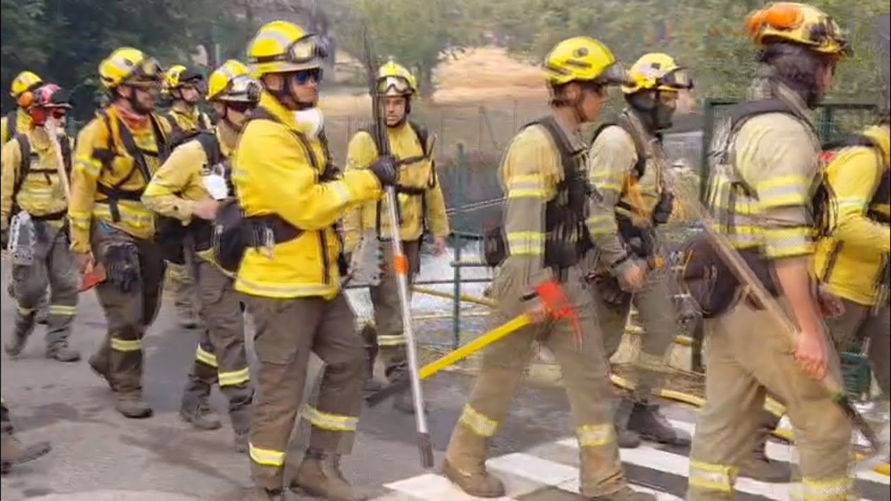 Un voluntari de l’ADF Ribes participa en l’extinció dels grans incendis a Castella i Lleó