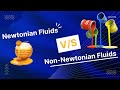 What are Newtonian and non-Newtonian fluids?