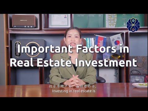 Important Factors in real estate investment