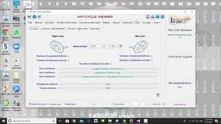 MOGGE IVF core version 1.0 demonstration (9 - How to add IVF lab follow-up to patient chart) screenshot 5