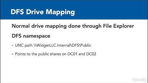 DFS drive mapping Windows Server 2012 R2 Configure File and Storage Solutions