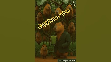 What?! We Blender Some Capybaras?! #juice #blender #animals #food
