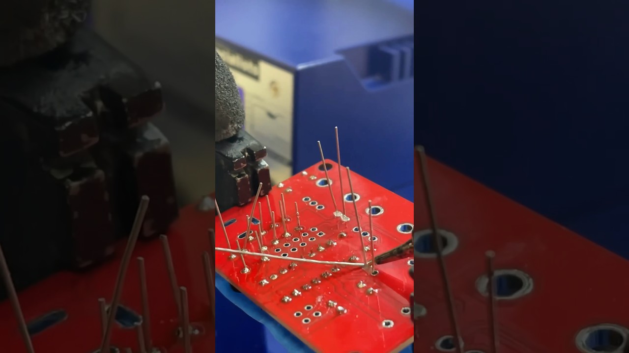 How to Solder Through-hole Capacitors onto a PCB!