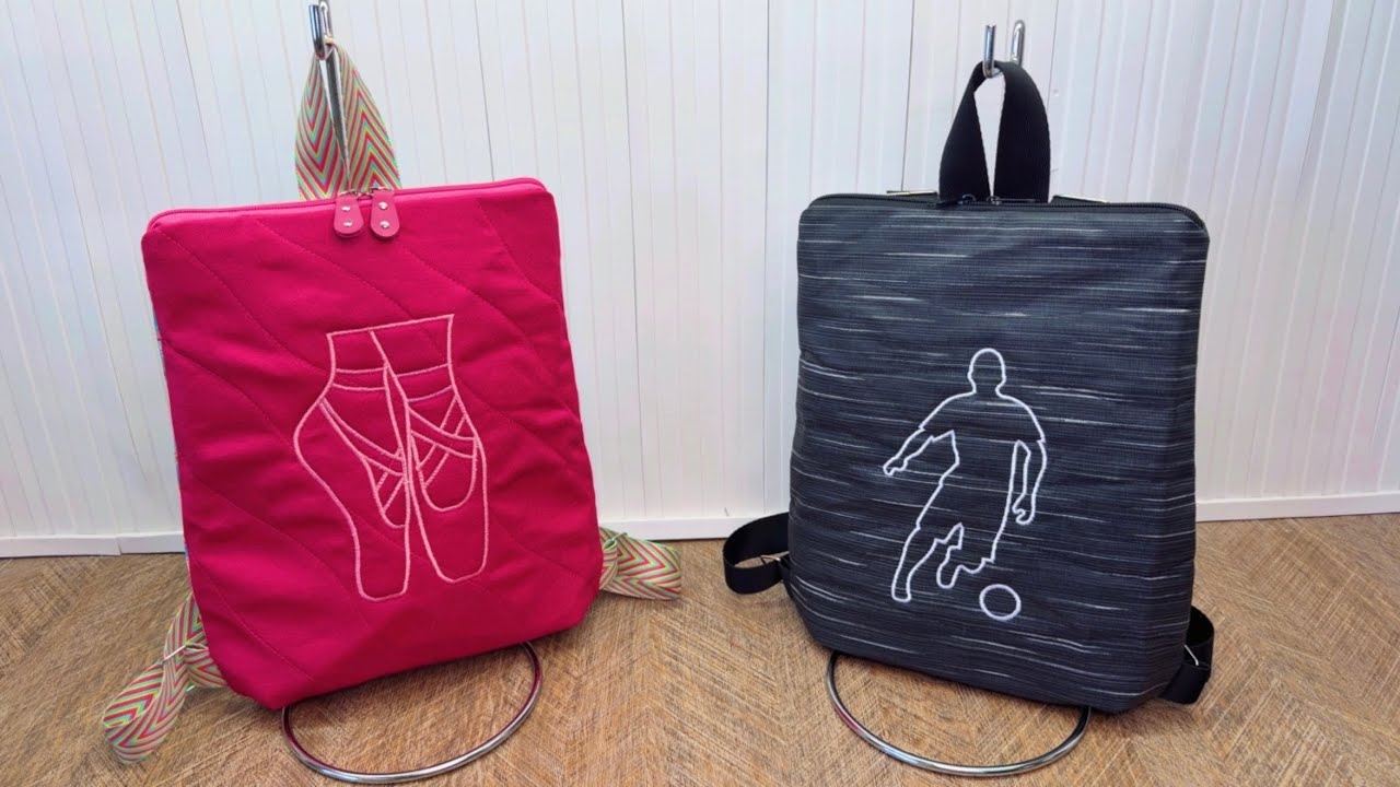 Como fazer MOCHILA ESPORTE  rápida e fácil de fazer, Molde grátis - Costura Criativa - Passo a passo