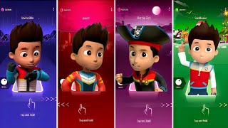 INVINCIABLE TRACK 🆚 AXEL F SUIT 🆚 PIRATE BARBIE GIRL 🆚 SUNFLOWER HOLIDAY RYDER! 🐾 Tiles Hop screenshot 3