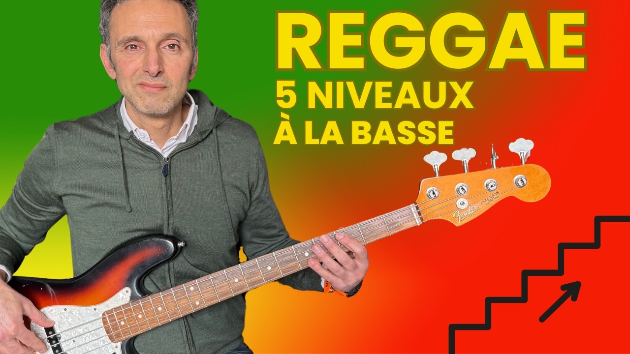 Basse Reggae : progresse en 5 niveaux (débutant → intermédiaire)