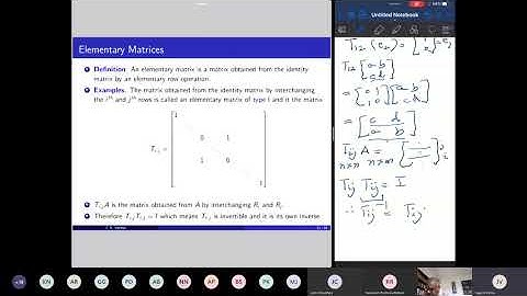 MA106 Linear Algebra Lecture 3 part 2