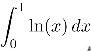 Improper Integral ln(x) 0 to 1 MIT Integration Bee Qualifying Exam 2013 Problem #9