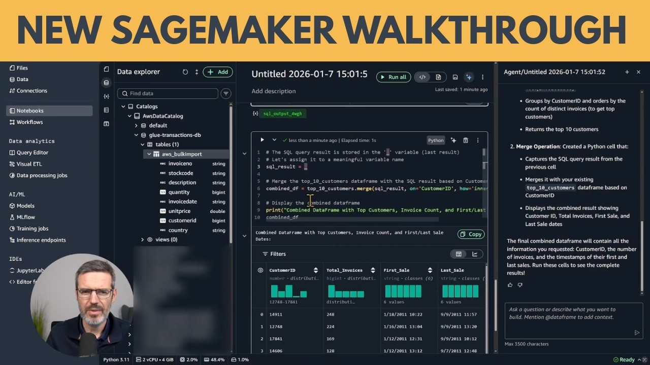 The NEW Amazon SageMaker Walkthrough | With all new features - YouTube