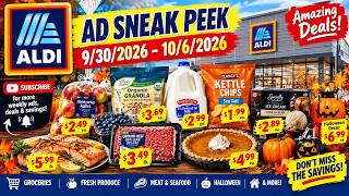 ALDI AD SNEAK PEEK 9/30/2026 – 10/6/2026 🎃 NEW HALLOWEEN FINDS, FALL DEALS & MORE! Guide